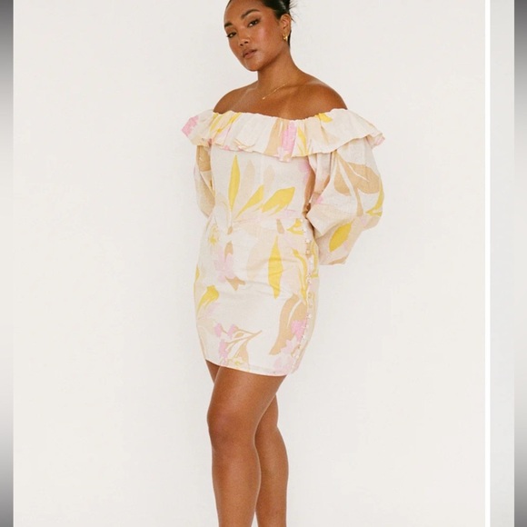 NWT Sabo Suza Off Shoulder Dress size  6 - Picture 2 of 13